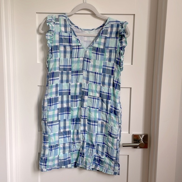 Girls plaid Vineyard Vine dress - Picture 2 of 4